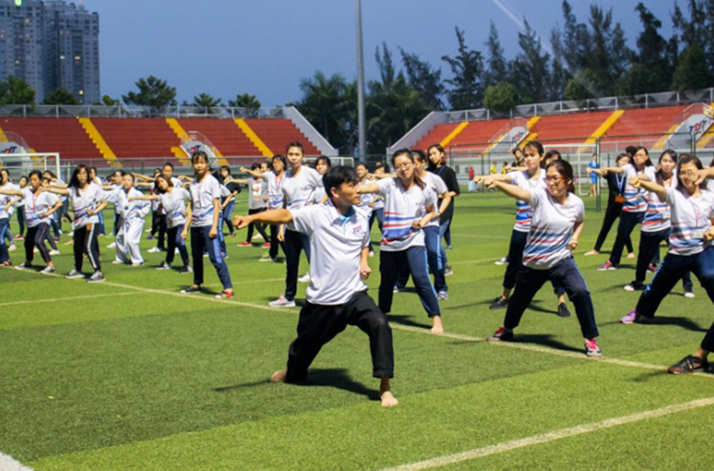 Ton Duc Thang University opening a self-defense course for female students