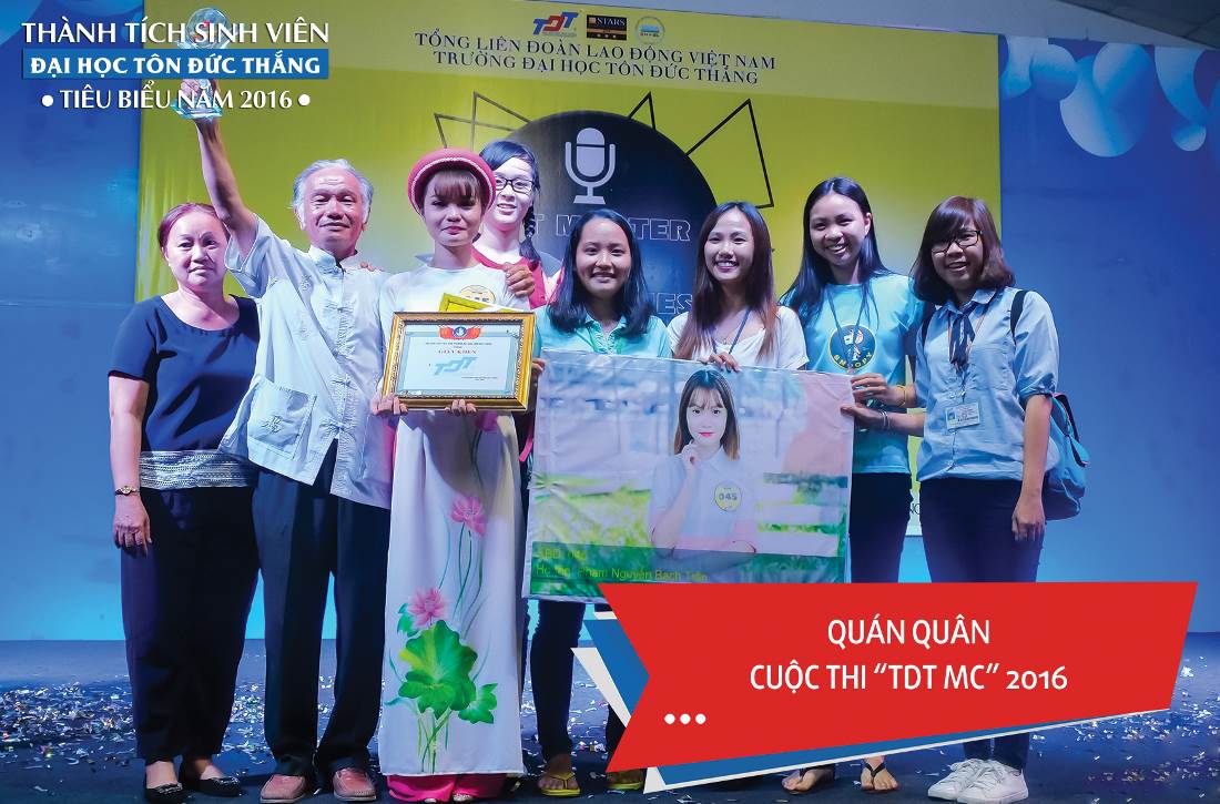 Phạm Nguyễn Bạch Trân Khoa Ngoại ngữ - QUÁN QUÂN CUỘC THI “TDT MC” 2016