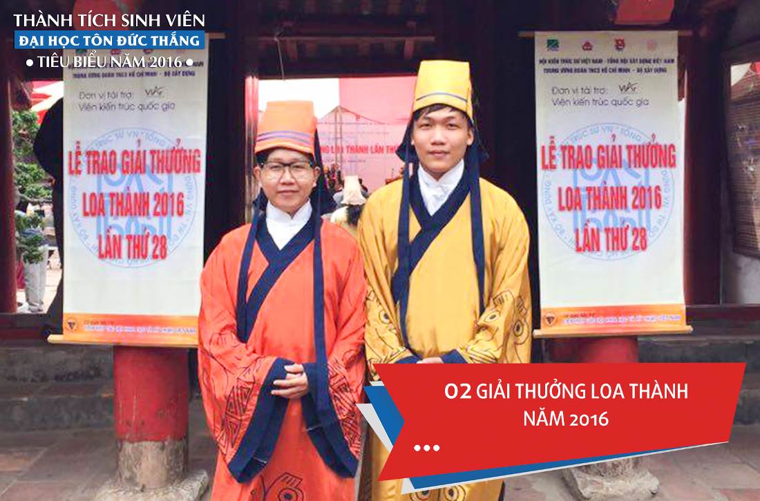 Phan Tuấn Vũ - 02 GIẢI THƯỞNG LOA THÀNH NĂM 2016