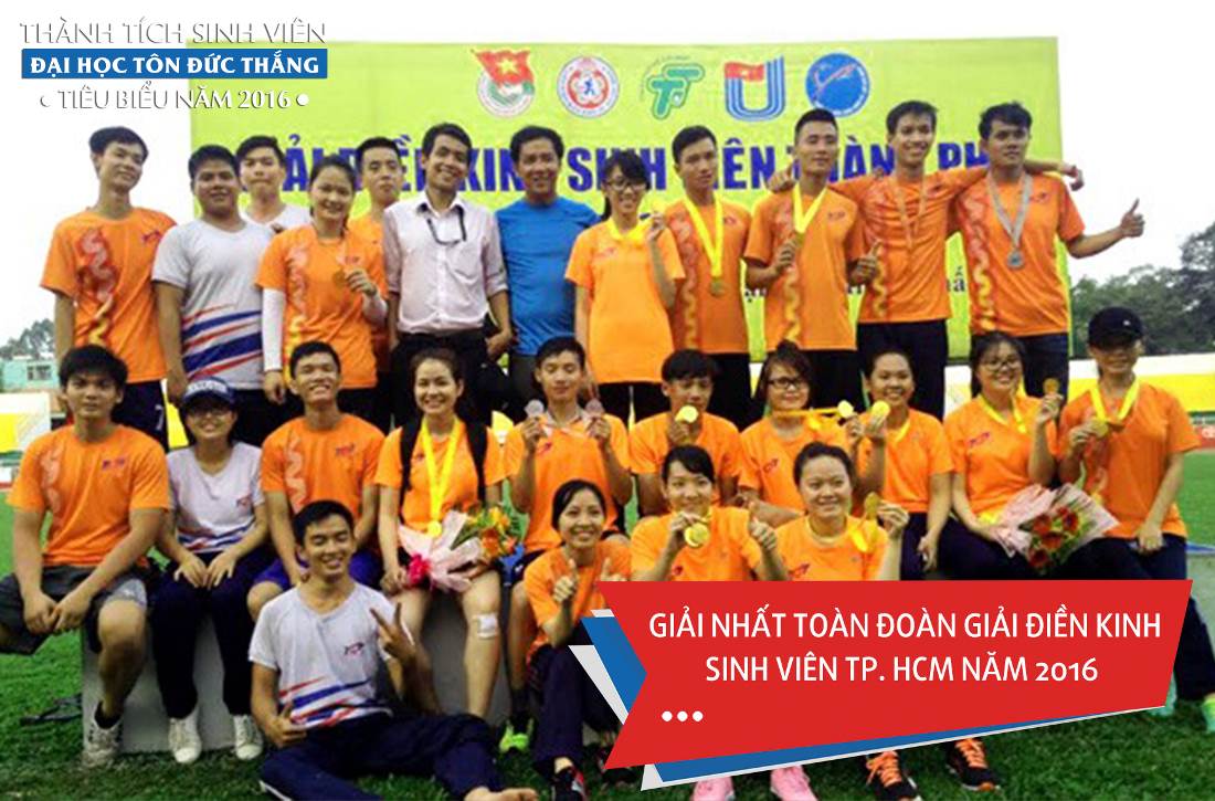 GIẢI NHẤT TOÀN ĐOÀN GIẢI ĐIỀN KINH SINH VIÊN TP. HỒ CHÍ MINH NĂM 2016