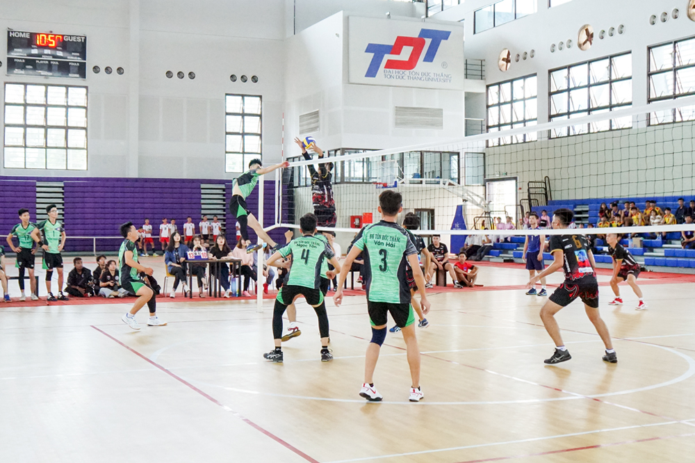 Khai mạc Giải bóng chuyền sinh viên Đại học Tôn Đức Thắng mở rộng (TDTU VOLLEYBALL CUP) 2018