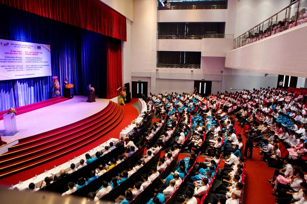 The ceremony from higher view