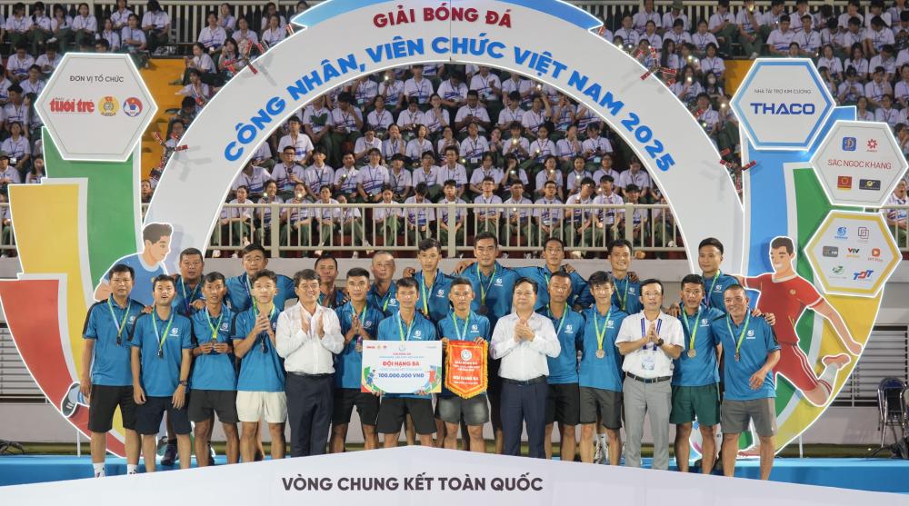 Bế mạc bóng đá CNVC2025