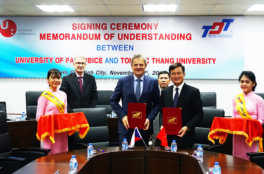 Đại học Pardubice, Cộng hòa Séc thăm và ký kết hợp tác với Đại học Tôn Đức Thắng