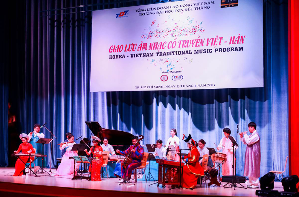 Music night “Vietnamese – Korean Traditional Music” at Ton Duc Thang University