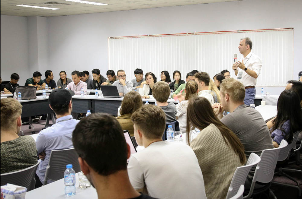 Hasselt University students (Belgium) study design architecture at Ton Duc Thang University