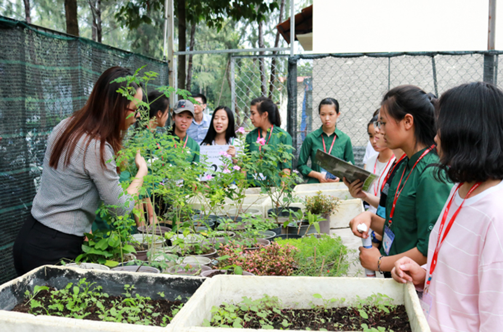 Học sinh Trường THPT Lộc Thanh (TP. Bảo Lộc) háo hức trở thành “Sinh viên tập sự Đại học Tôn Đức Thắng”