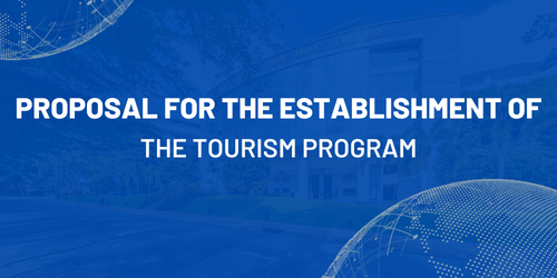 Proposal for the establishment of the tourism program
